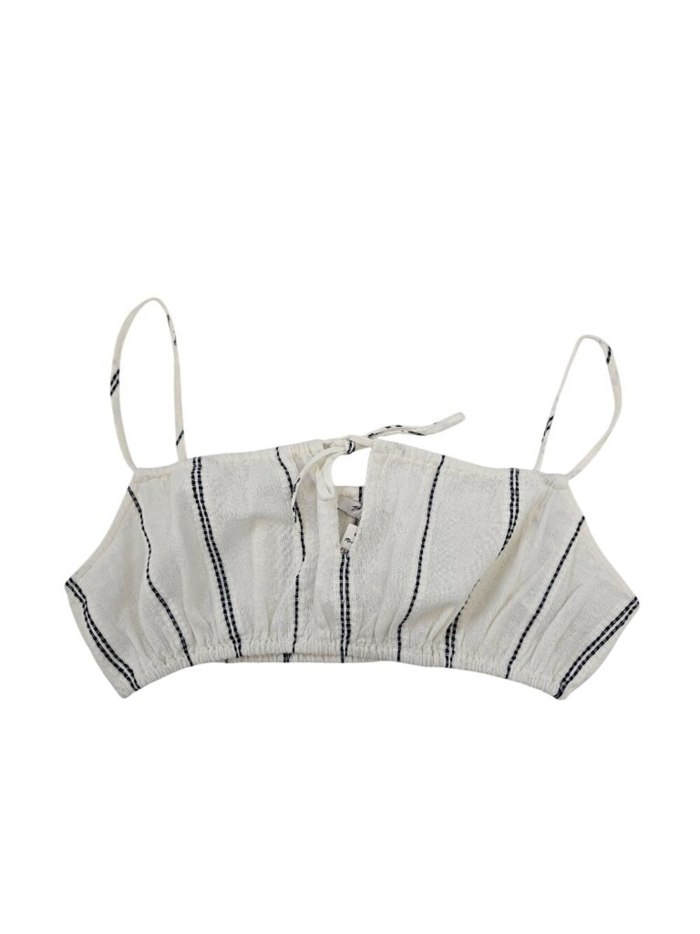 NWT Madewell Tie Front Bubble Cover-Up Crop Top Size Small
